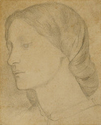 Elizabeth Siddal art print by Dante Gabriel Rossetti on premium paper.