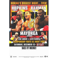 Bernard Hopkins vs William Joppy movie poster 11x17