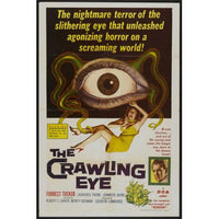 The Trollenberg Terror vintage movie poster print, classic horror art.