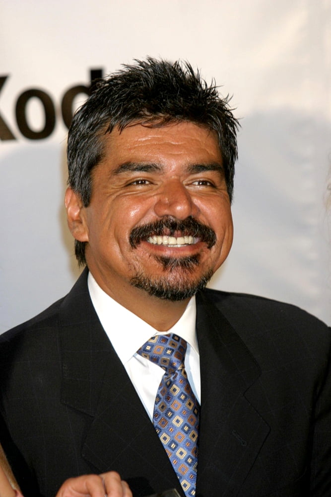 George Lopez arriving at the Crystal Lucy Awards 2005 poster print