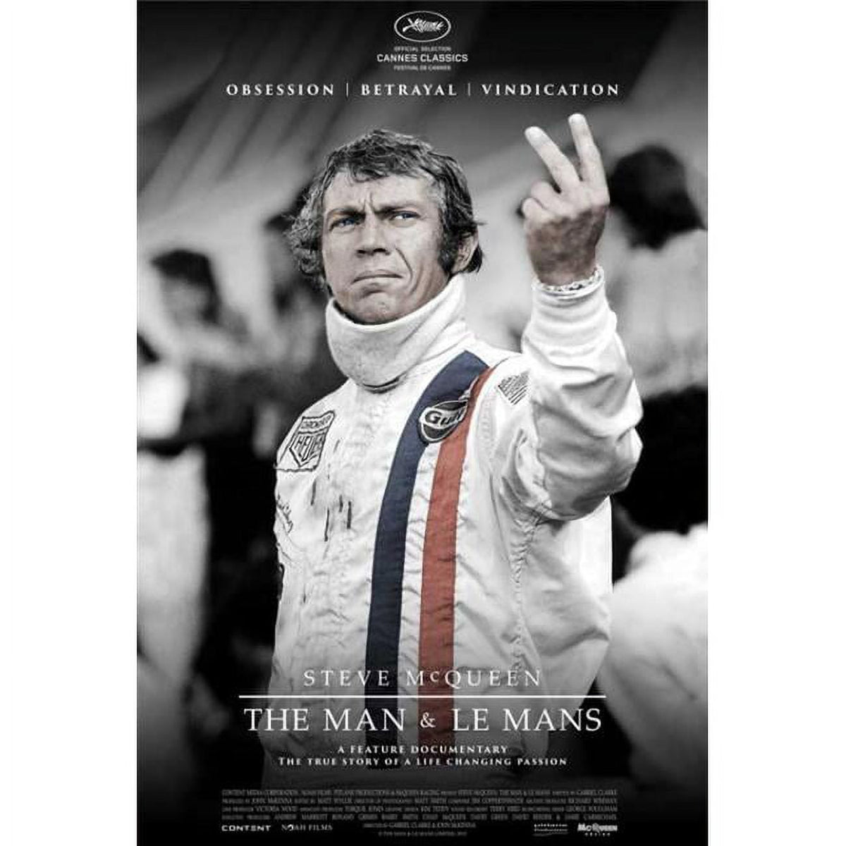Steve McQueen The Man and LeMans Movie Poster 11x17