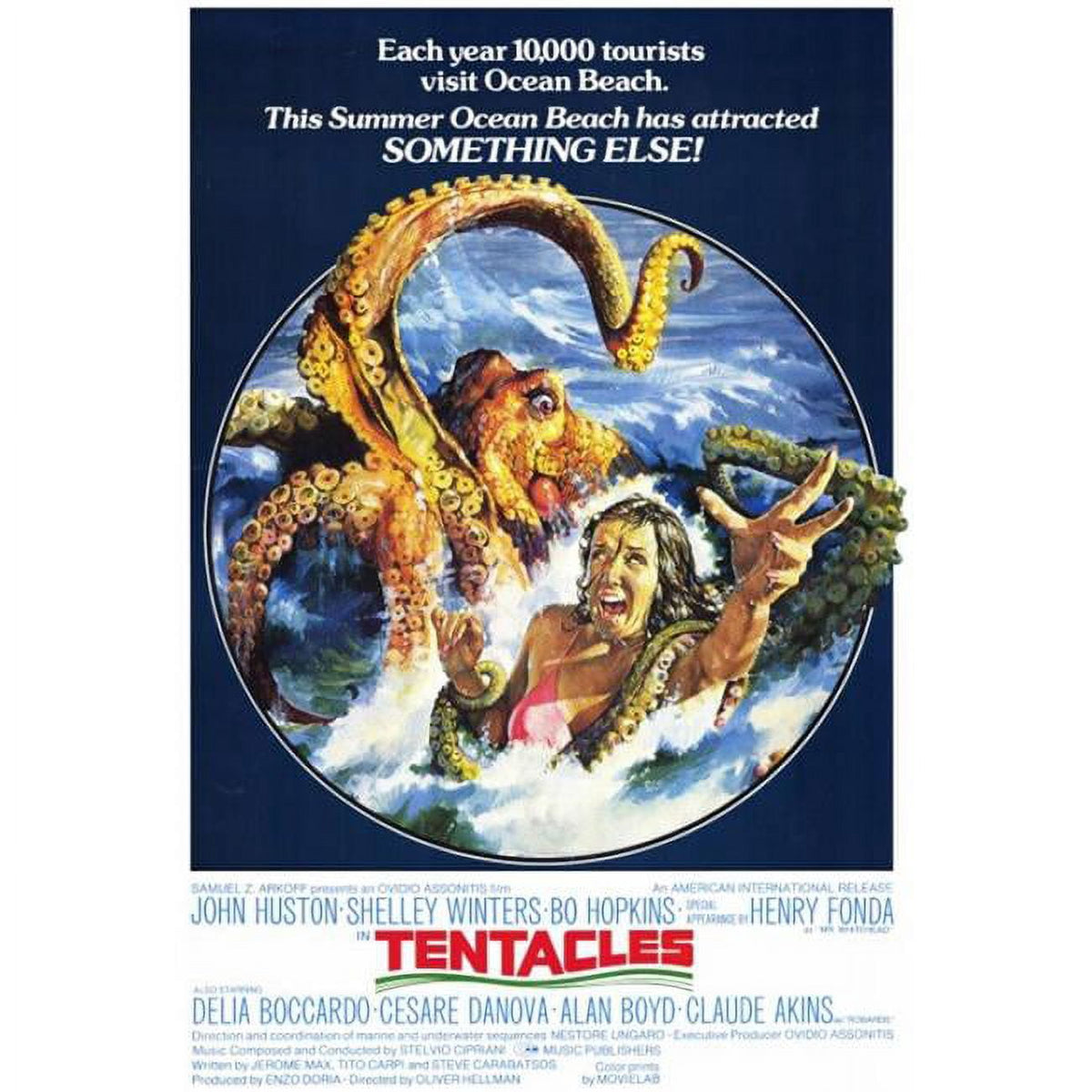 Tentacles Movie Poster Print in 27x40 size