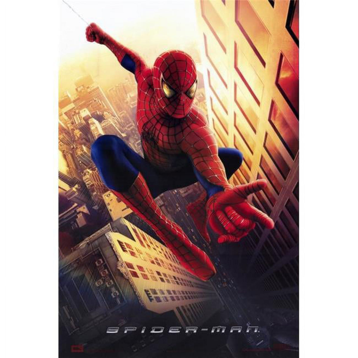 Spider-Man Movie Poster 11x17 print featuring iconic superhero design.