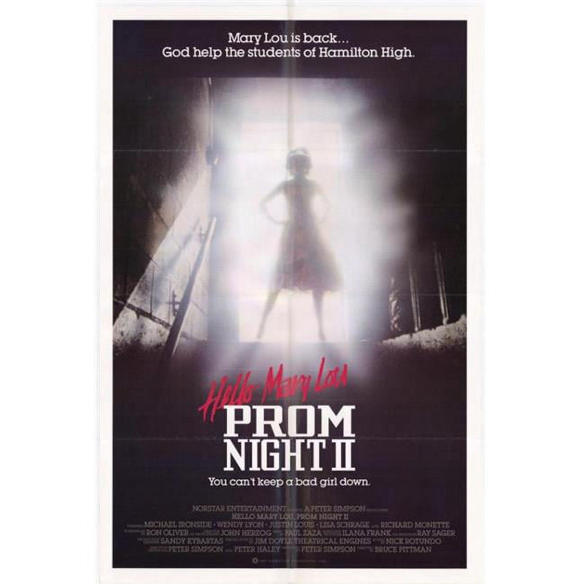 Hello Mary Lou Prom Night II movie poster print