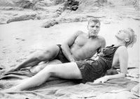 From Here To Eternity Seashore Photo Print featuring a couple on the beach