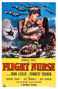 Flight Nurse Movie Masterprint Poster featuring Forrest Tucker and Joan Leslie (1953)