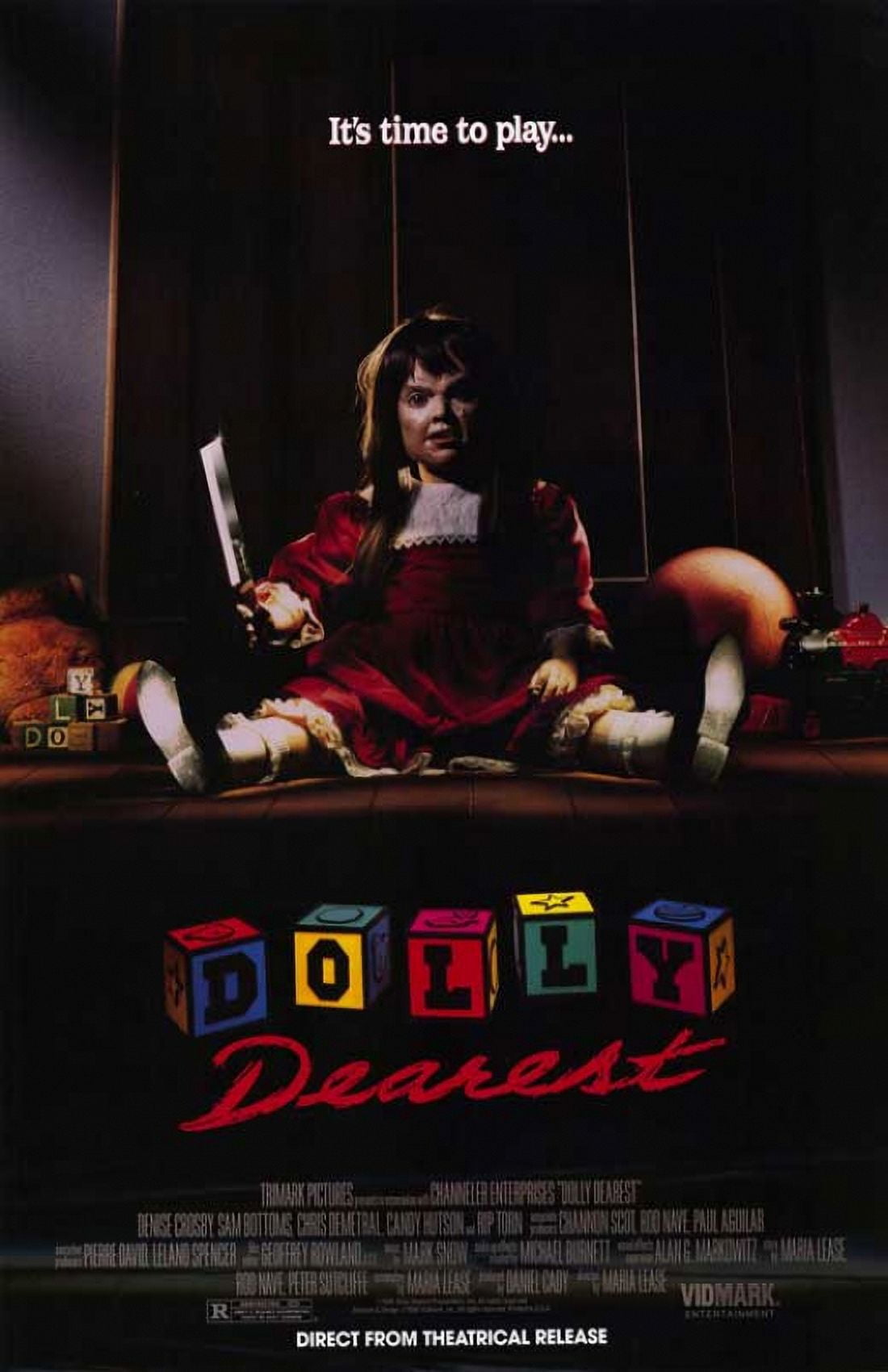Dolly Dearest Movie Poster 11x17 print featuring horror elements