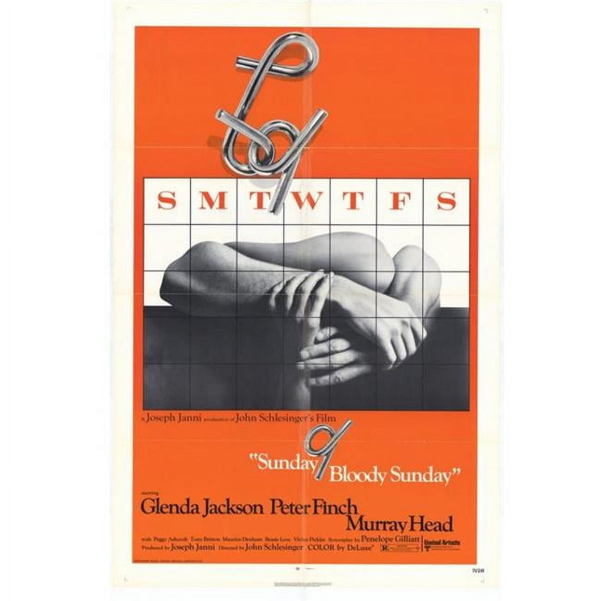 Sunday Bloody Sunday Movie Poster Print 27x40 - Classic Film Art
