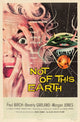 Not Of This Earth 1957 movie poster print featuring Beverly Garland.