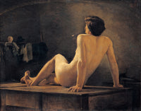 Cosola Demetrio Male Nude Oil Painting Poster Print 1875-1885