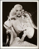 Mamie Van Doren Finger on Lip Photo Print - Vintage Glamour