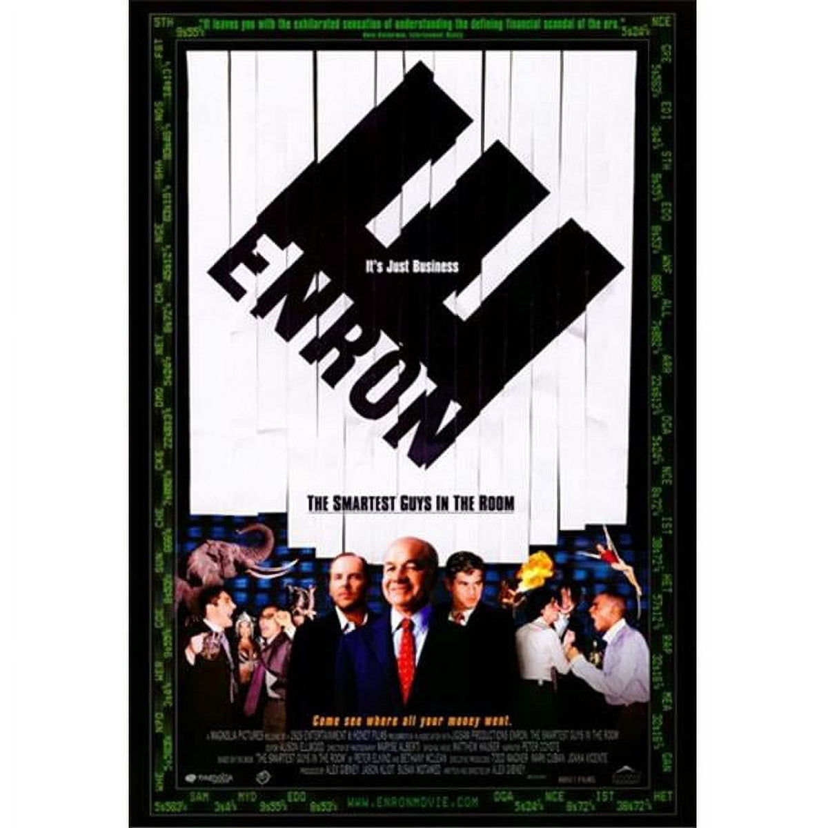 Enron: The Smartest Guys in the Room movie poster in 11x17 size.