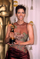 Halle Berry holding her Oscar at the Academy Awards print by Robert Hepler.