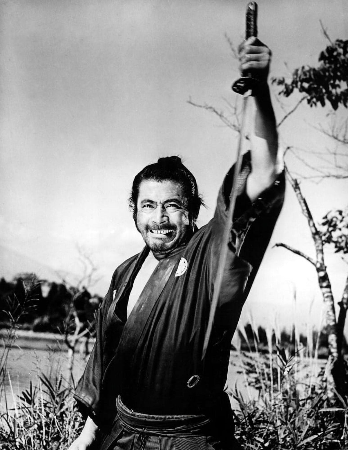 Yojimbo Toshiro Mifune photo poster print showcasing classic cinema.