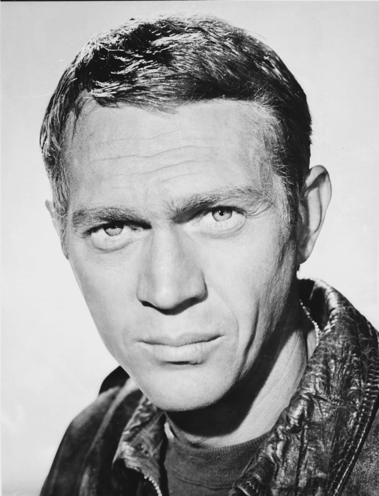 Steve McQueen vintage photo print showcasing the iconic movie star.