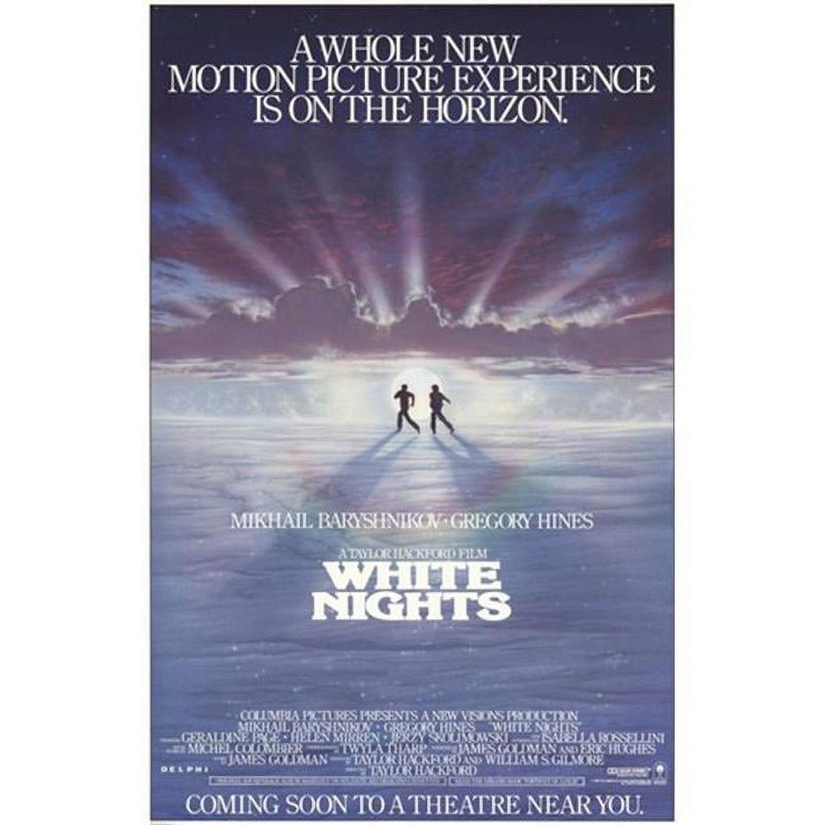 White Nights Movie Poster 11x17 print showcasing elegant cinematic art.