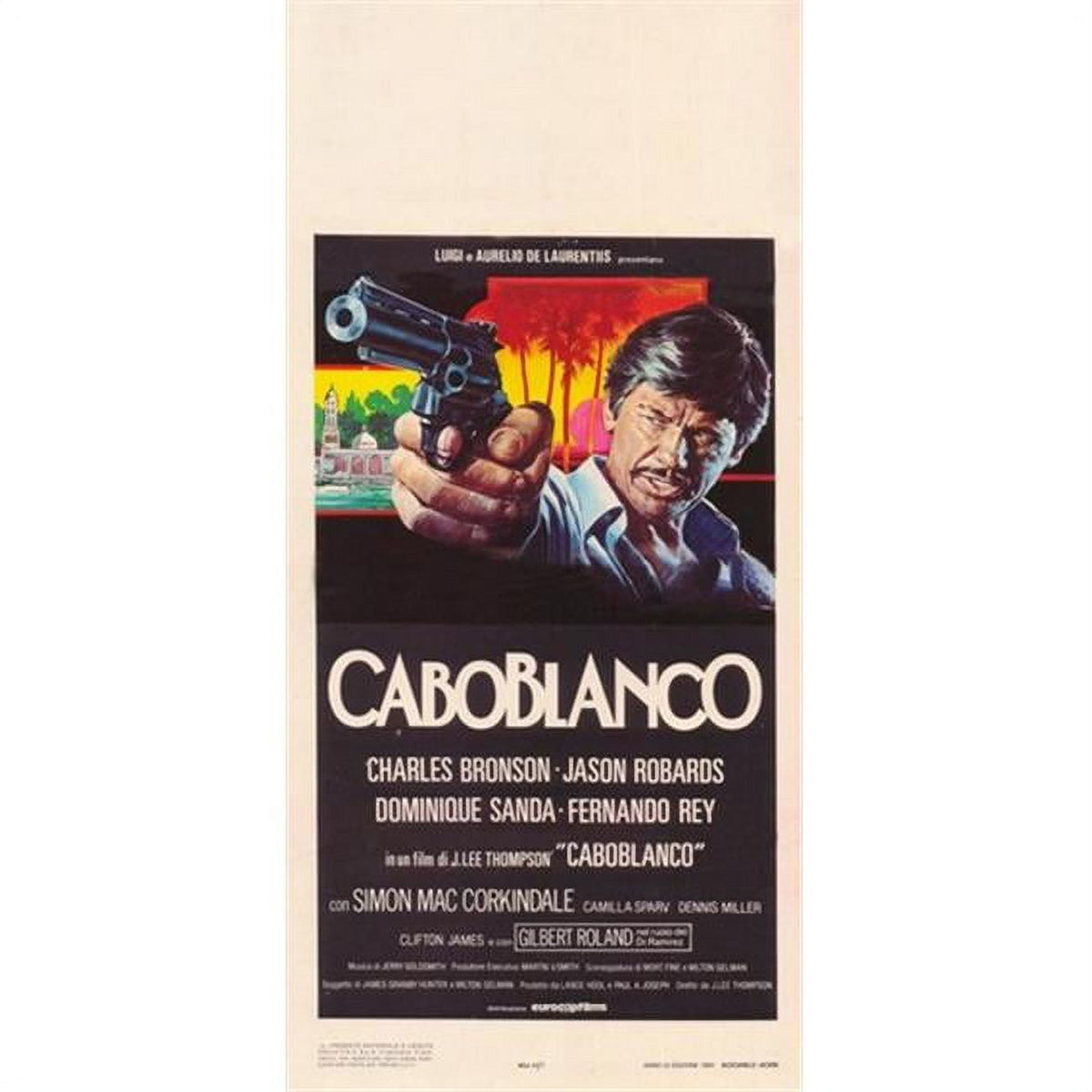 Caboblanco Movie Poster 11x17 print showcasing vibrant colors.