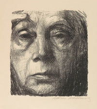 Selbstbildnis (1934) art print by Käthe Kollwitz, available in multiple sizes.