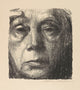 Selbstbildnis (1934) art print by Käthe Kollwitz, available in multiple sizes.