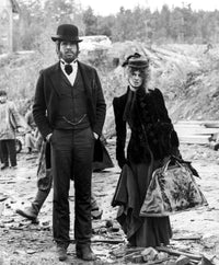 McCabe and Mrs. Miller photo print featuring Warren Beatty and Julie Christie.