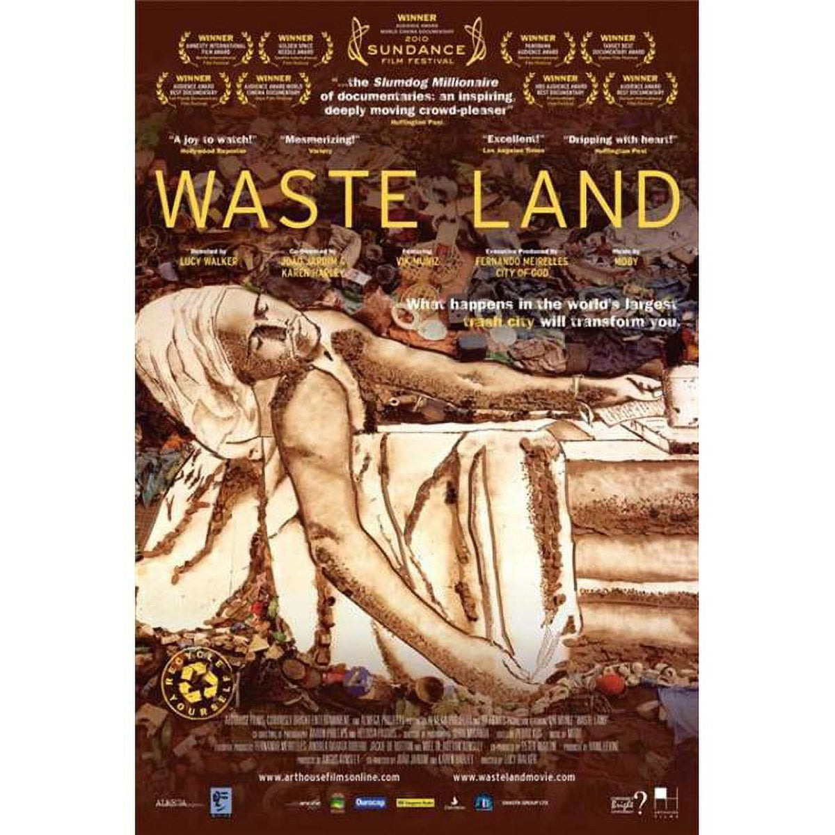 Waste Land movie poster print 27x40 for home decor.