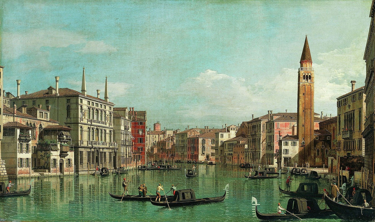 Grand Canal Venice Art Print by Canaletto, 1730s scene