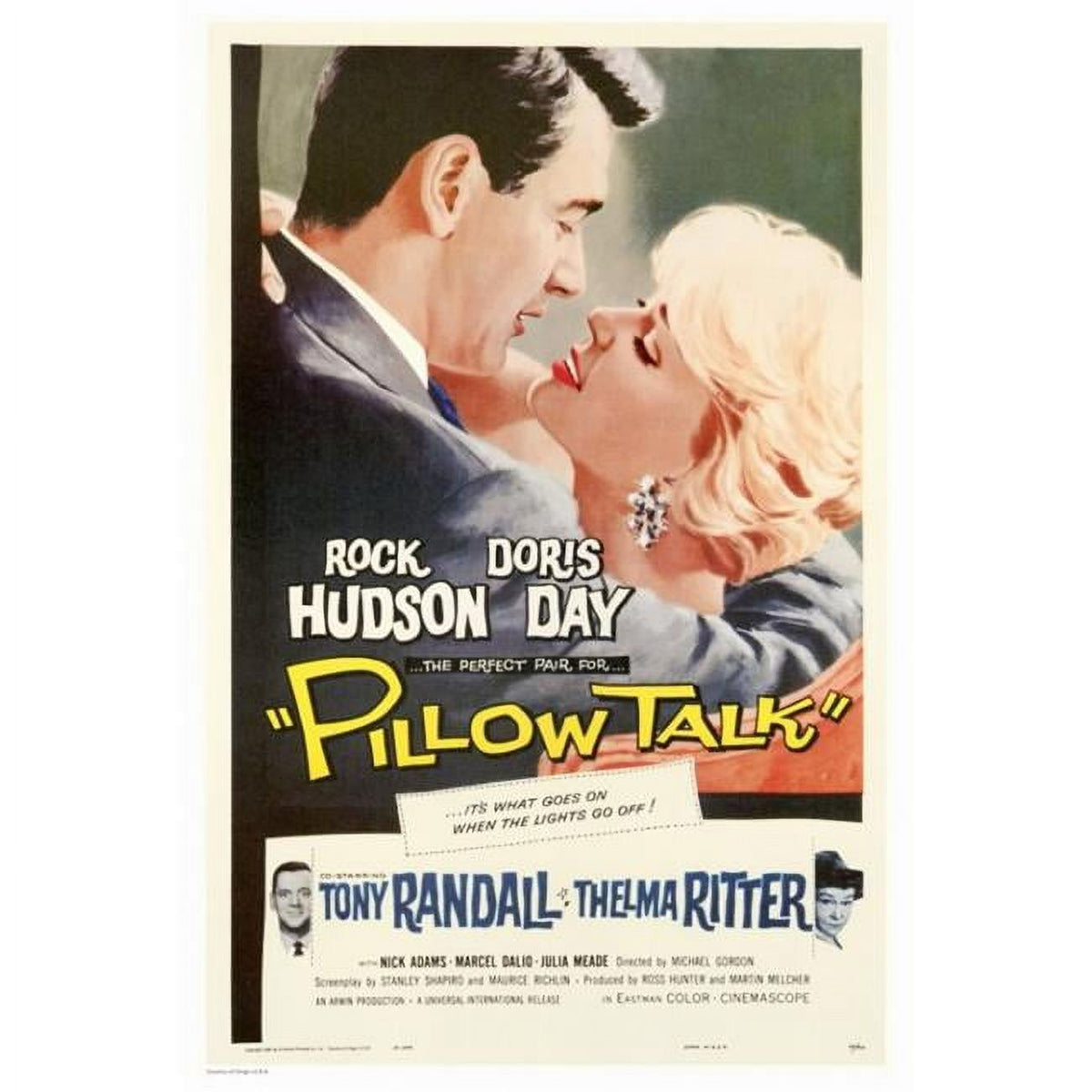 Pillow Talk Movie Poster Print - 27x40 inch classic film art