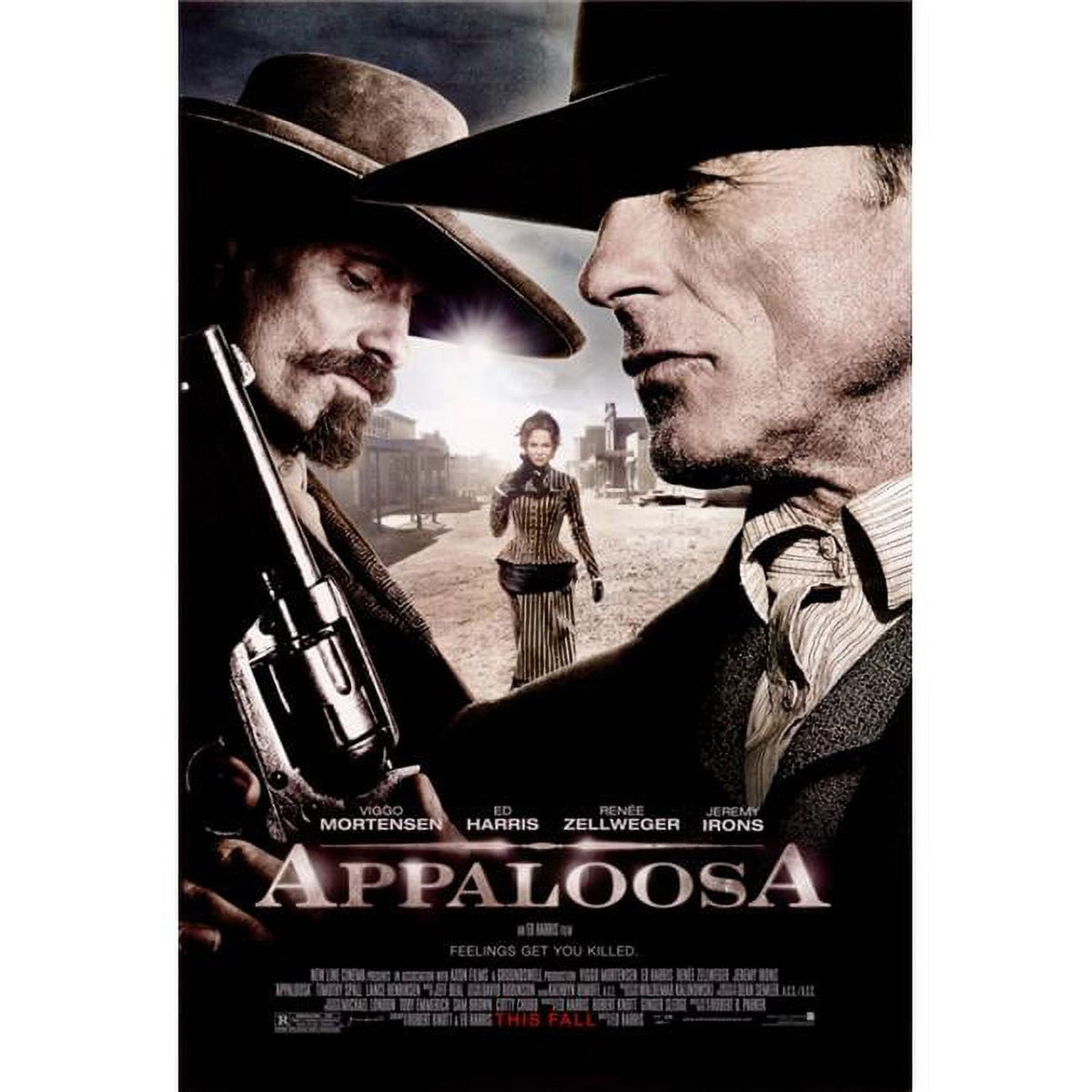 Appaloosa Movie Poster Print showcasing the Wild West theme.