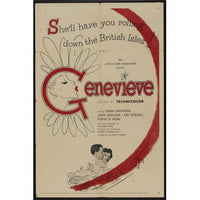 Genevieve Movie Poster Print in 27x40 size, vibrant classic film artwork