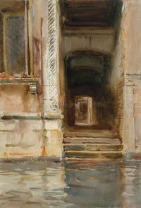 Venetian Passageway Fine Art Print showcasing iconic Venice architecture.