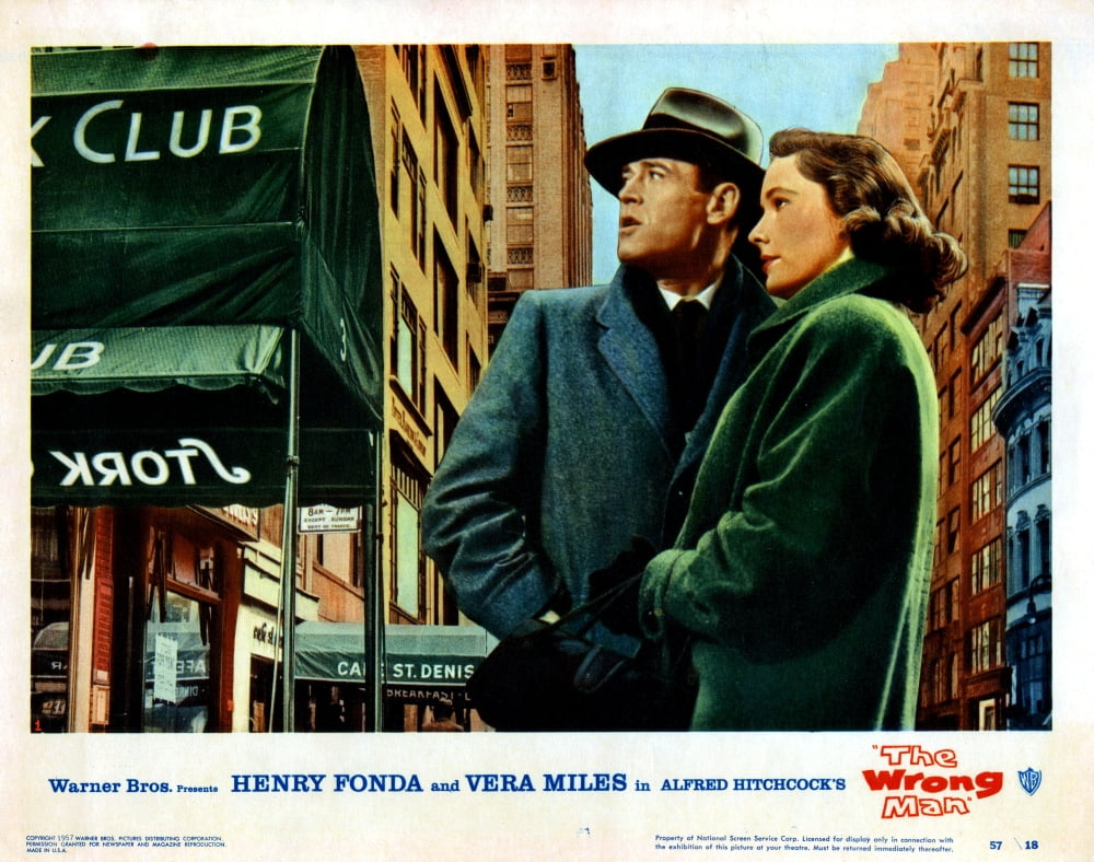 The Wrong Man movie poster print - classic film still