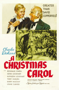 A Christmas Carol Movie Masterprint Poster featuring Terry Kilburn and Reginald Owen