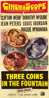 Three Coins in the Fountain movie poster 11x17 print