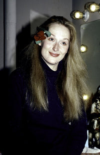 Meryl Streep photo print with flower in hair, 8x10, 16x20