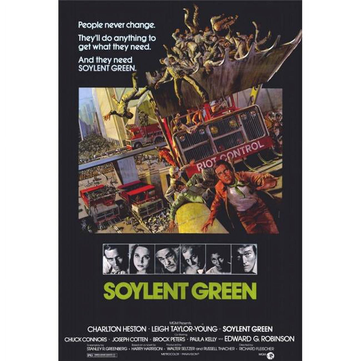 Soylent Green Movie Poster Print 27x40 inches
