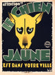 Le Chien Jaune (The Yellow Dog) 1932 movie poster print