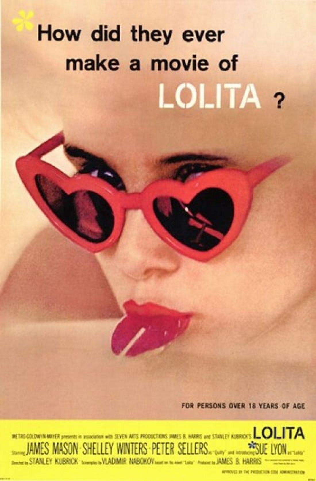 Lolita Movie Poster 11x17 Print - Iconic Film Artwork