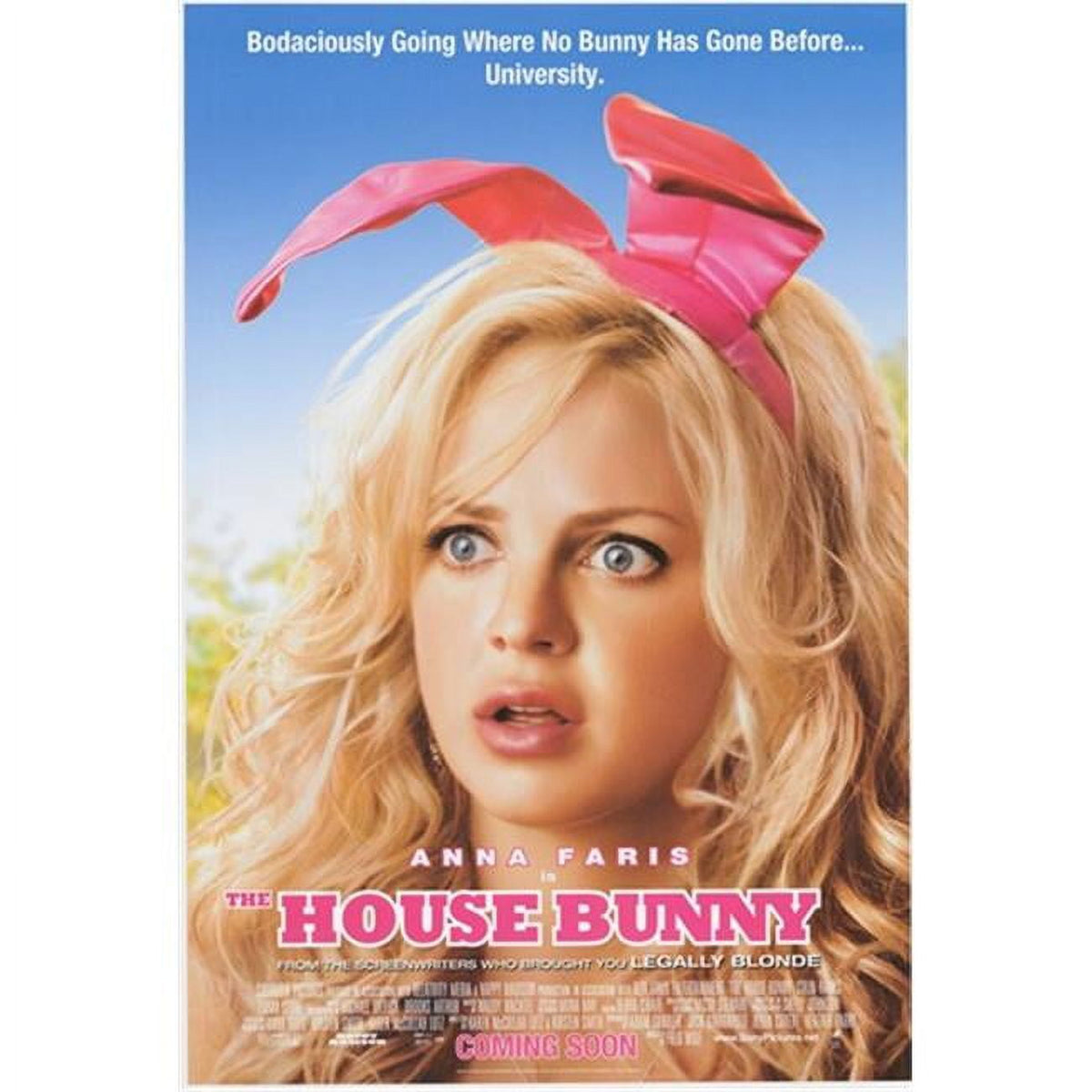 The House Bunny Movie Poster 11x17 print featuring vibrant colors.