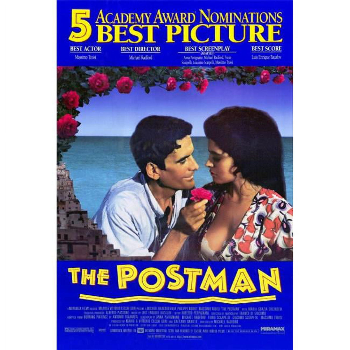 The Postman Movie Poster Print - 27x40 size, featuring vibrant artwork.