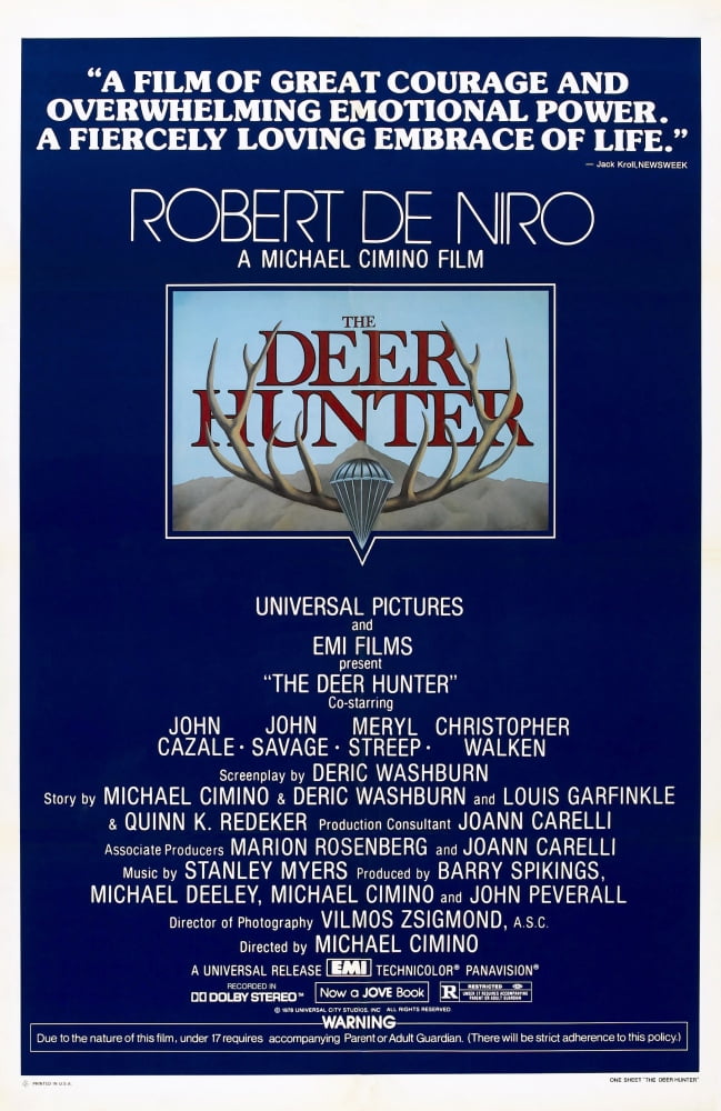 The Deer Hunter 1978 movie masterprint poster in 11x17 size