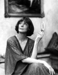 Maggie Smith photo print in fancy dress with cigar