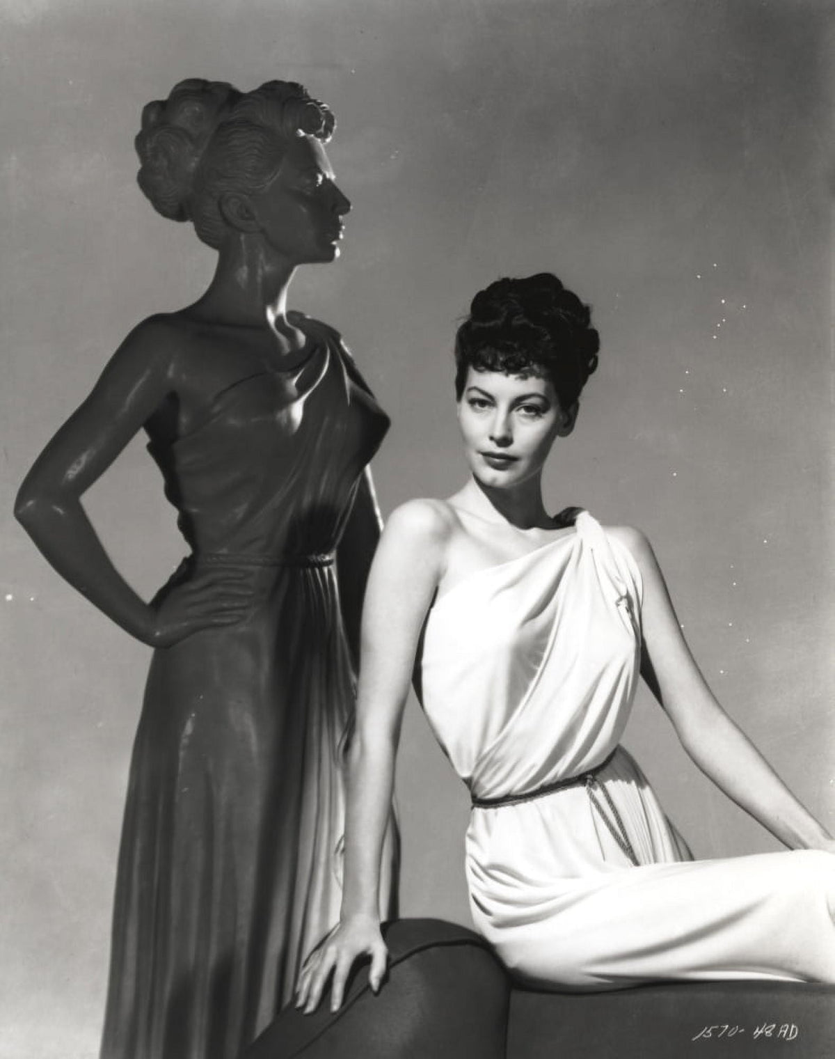 Portrait of Ava Gardner in Gladiator Dress Photo Print