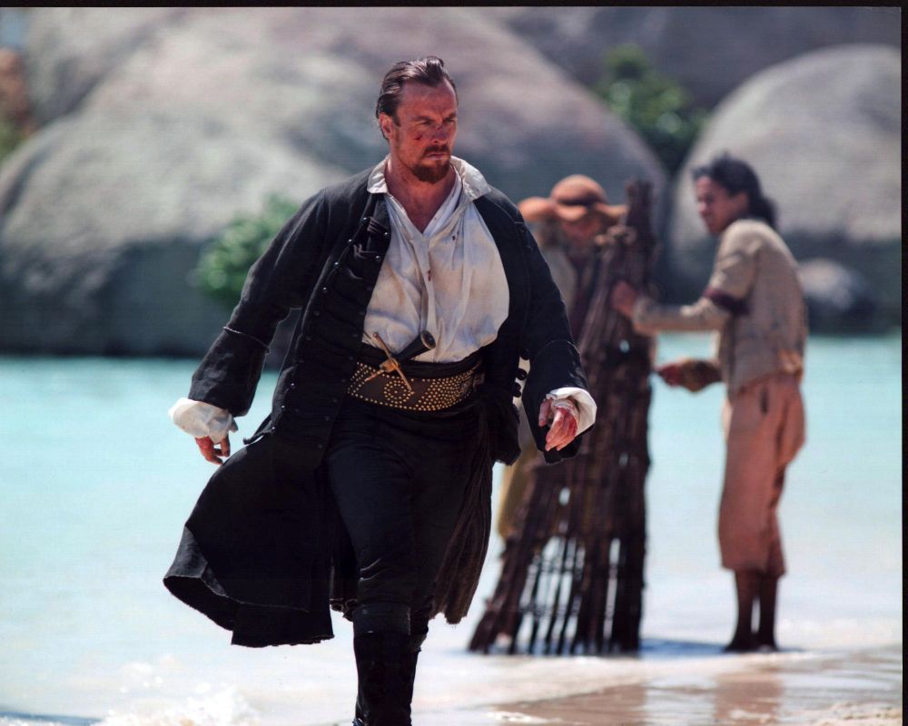 Toby Stephens on set of Black Sails photo print 8x10