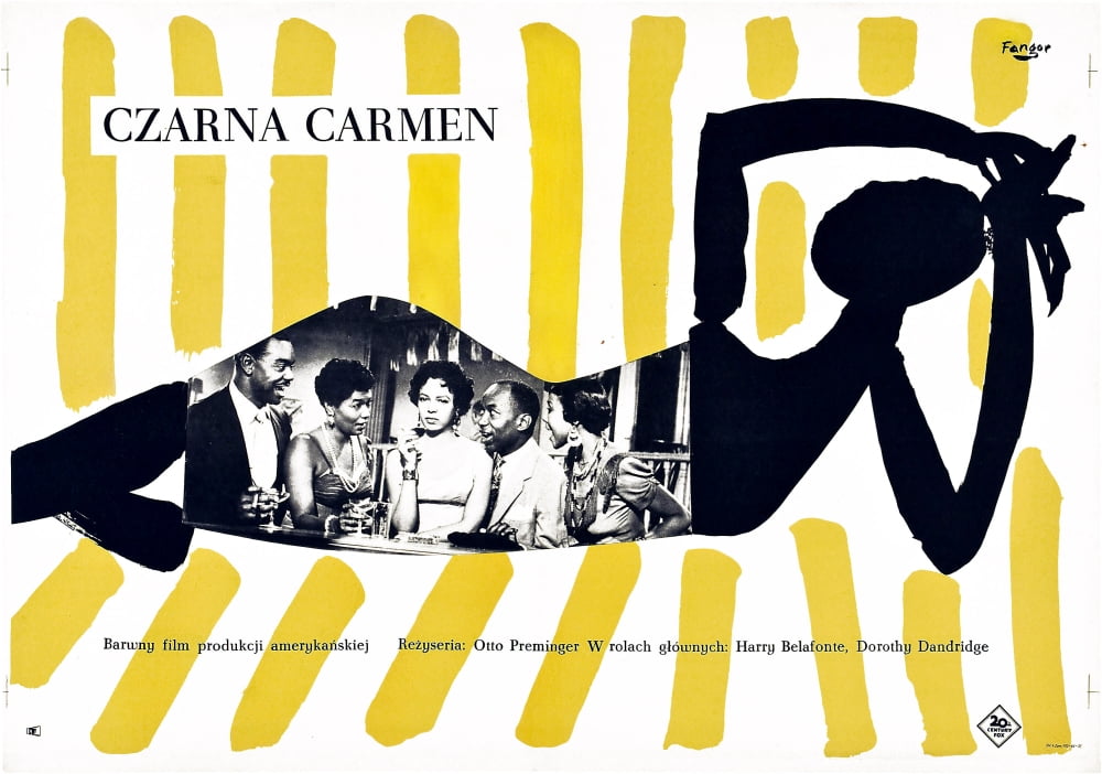 Carmen Jones Movie Masterprint Poster Print featuring classic film design