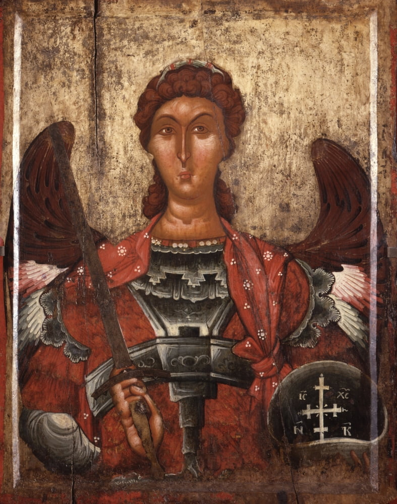 Archangel Michael Poster Print - Spiritual Artwork