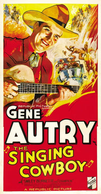 The Singing Cowboy Gene Autry 1936 Movie Poster Print