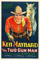 The Two Gun Man movie poster featuring Ken Maynard and Tarzan the Horse, 11x17.