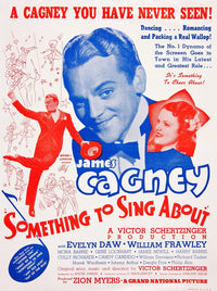 Something To Sing About Movie Poster Print featuring James Cagney and Evelyn Daw, 1937.