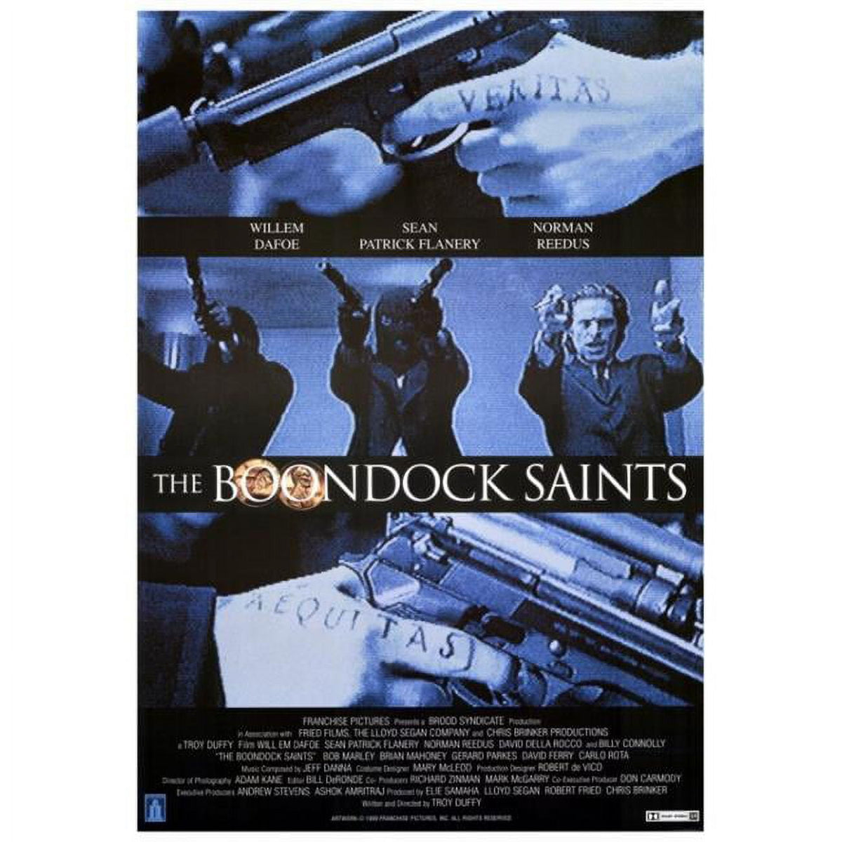 Boondock Saints movie poster print - 27x40 inches.
