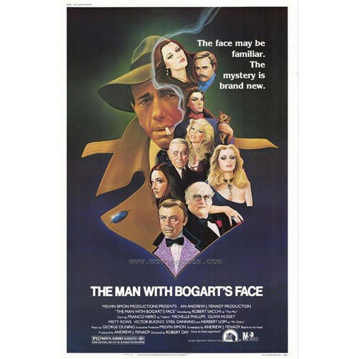 The Man with Bogart's Face movie poster print 27x40